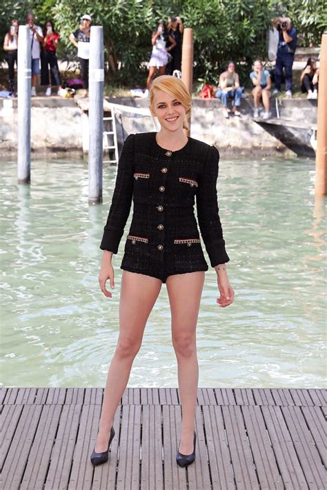 kristen stewart chanel romper|Kristen Stewart Wore the World's Shortest Romper to the .